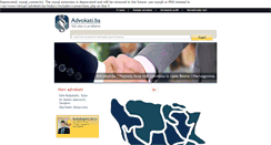 Desktop Screenshot of advokati.ba